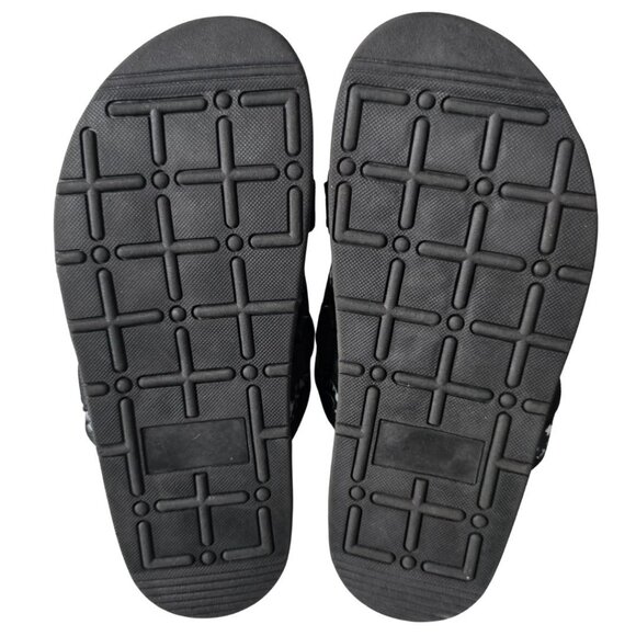 DRACO Slides Mens Shoes Size 5, 5.5, 6 Black Bandana Sandals Bandana NEW + Bag - Picture 8 of 12